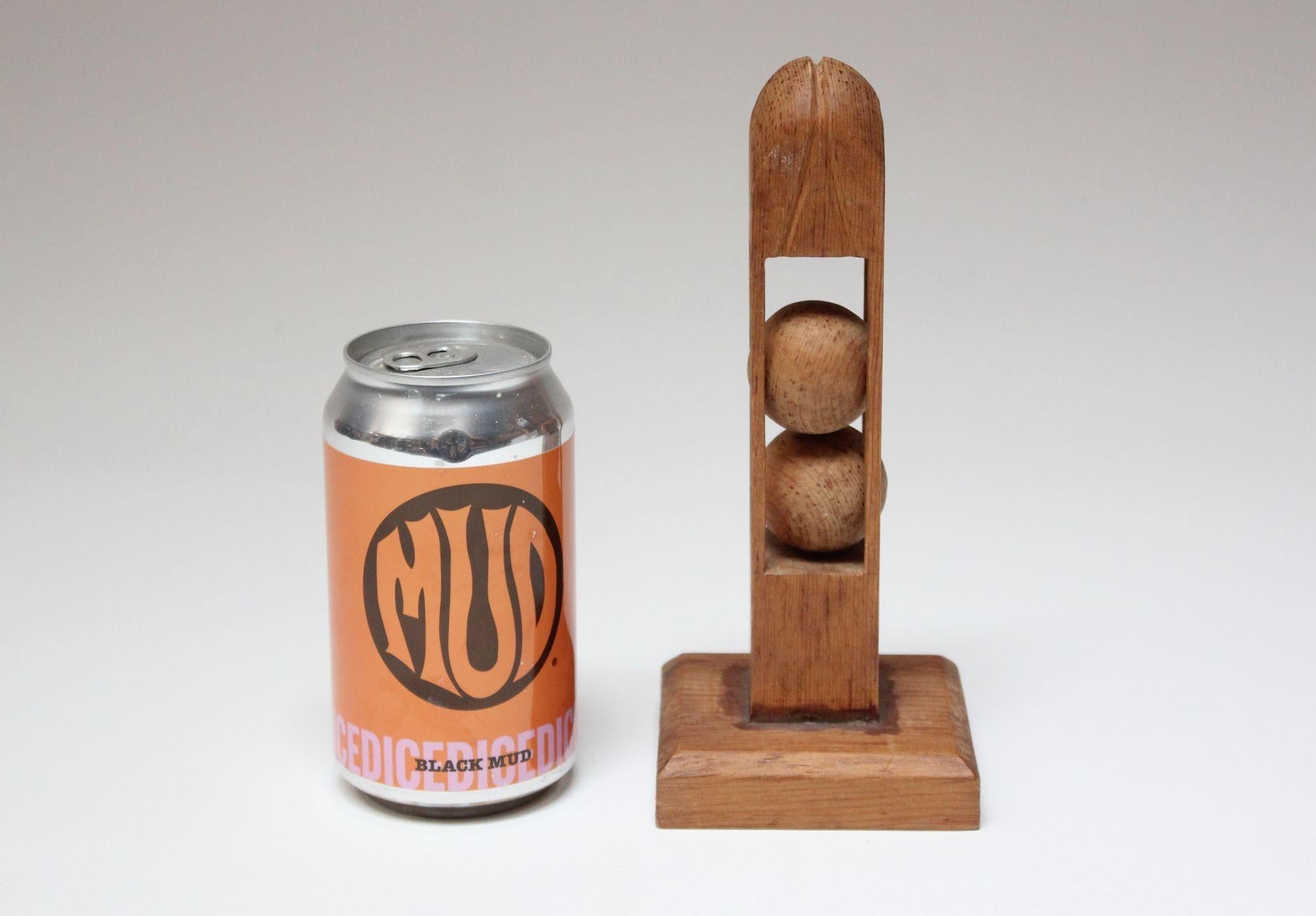 Vintage Folk Art Hand-Carved 