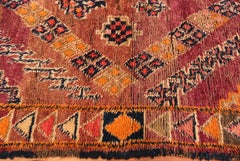 Vintage Folk Art Moroccan Rug. 6 ft. 4 in x 12 ft. 2 in