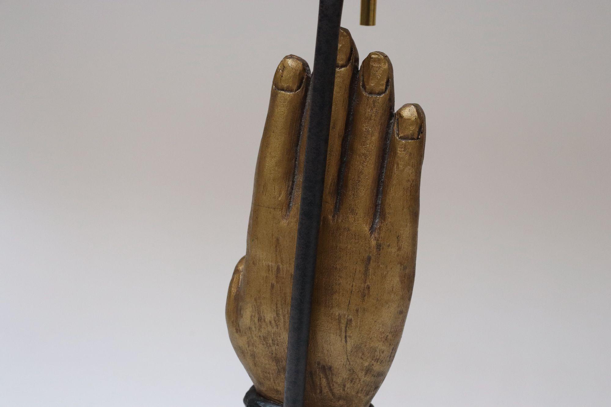 Geschnitzte Fraternal Odd Fellows Heart in Hand-Tischlampe, Volkskunststil, Vintage im Angebot 14