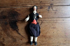 Vintage Folk Costume Character Doll, Alsatian Male, Mid-20th Century - 2C135