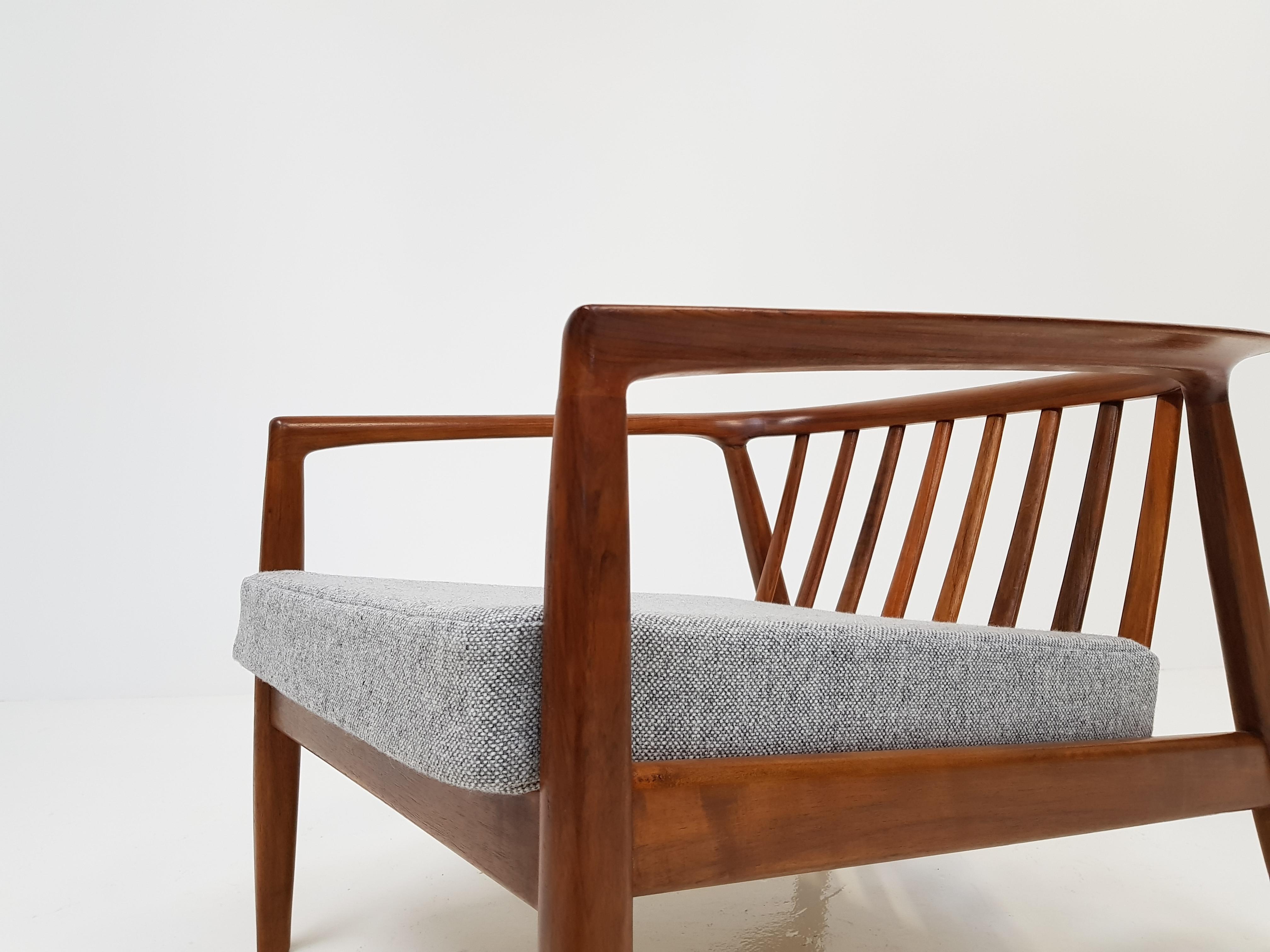 Teak Vintage Folke Ohlsson Armchair for Bodafors, Sweden, 1963