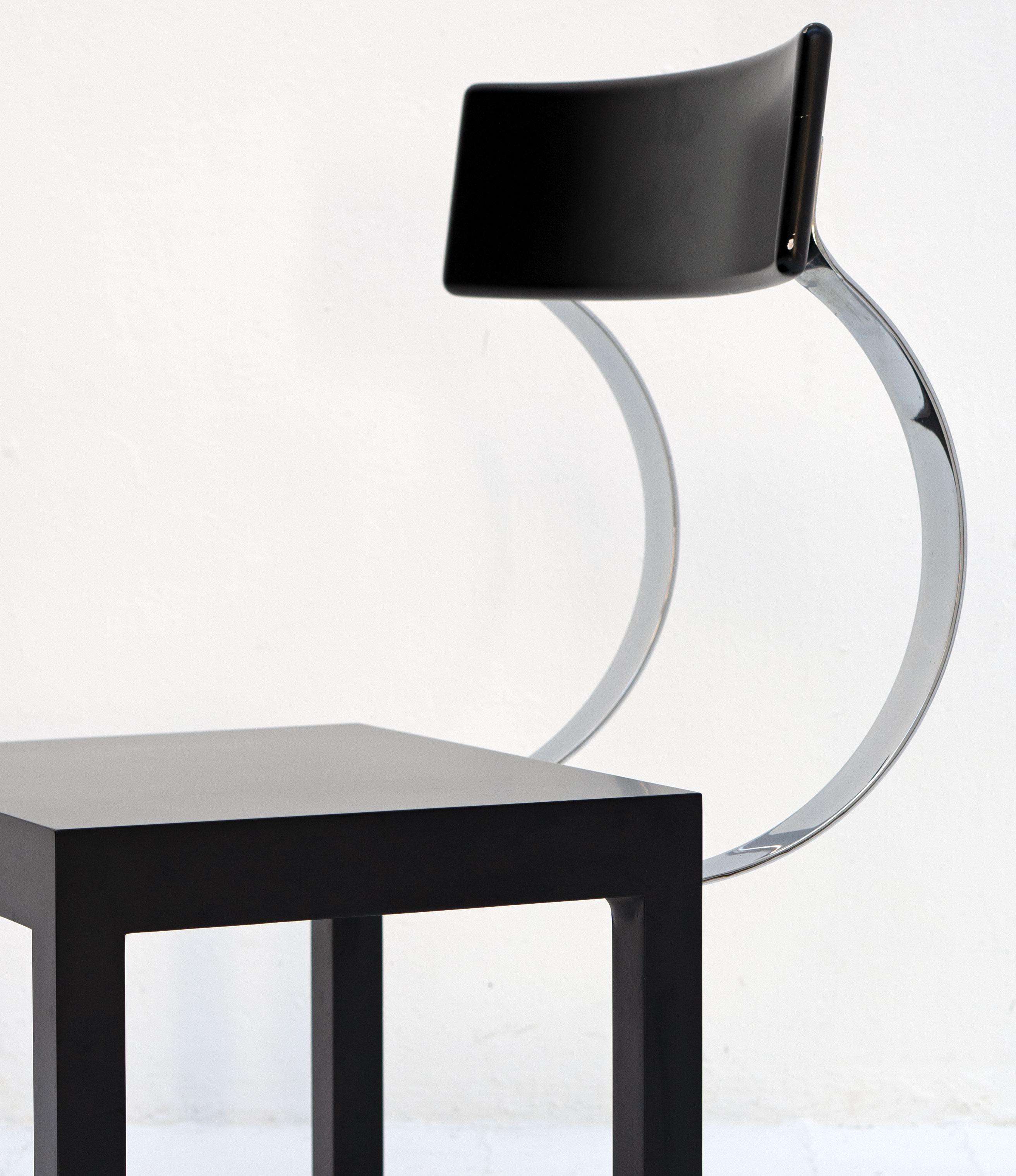 Vintage Follia chair by Giuseppe Terragni for Zanotta In Good Condition For Sale In Surbiton, GB