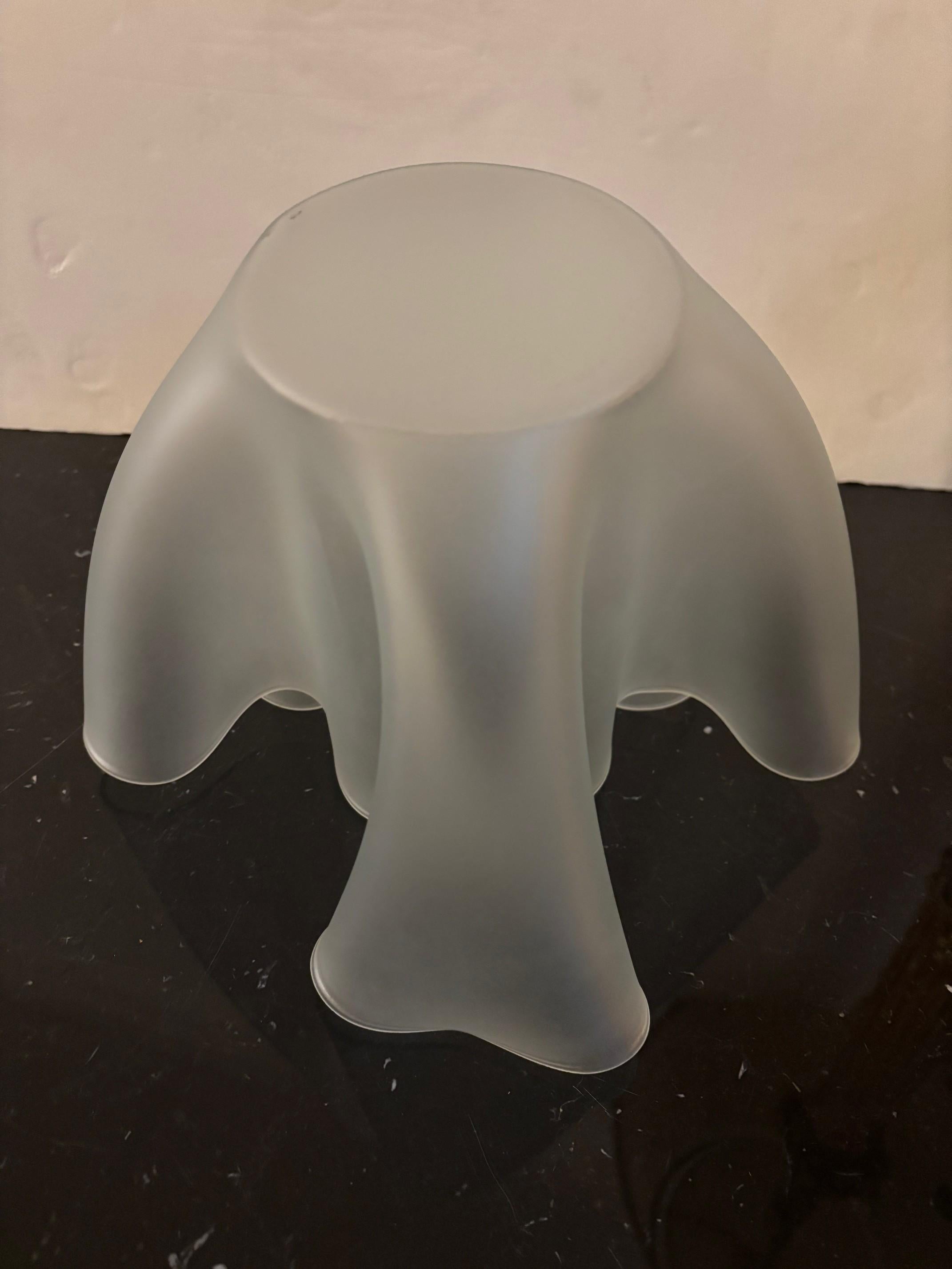 Vetro Vaso scultura in vetro 