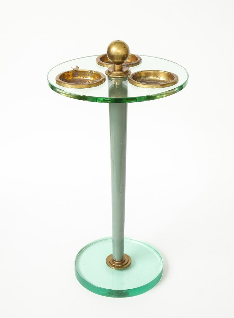 Vintage Fontana Arte Style Ashtray Table, 20th Century For Sale 1