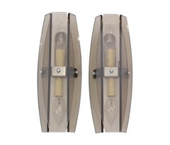 Vintage-Wandleuchten im Fontana-Arte-Stil, Italien, 1970, Paar