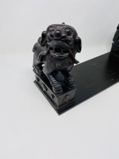 Vintage Foo Dog Bookend Tray