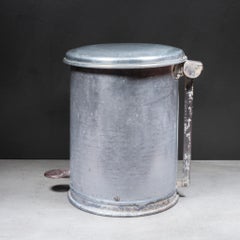 Vintage Foot Pedal Waste Basket c.1940