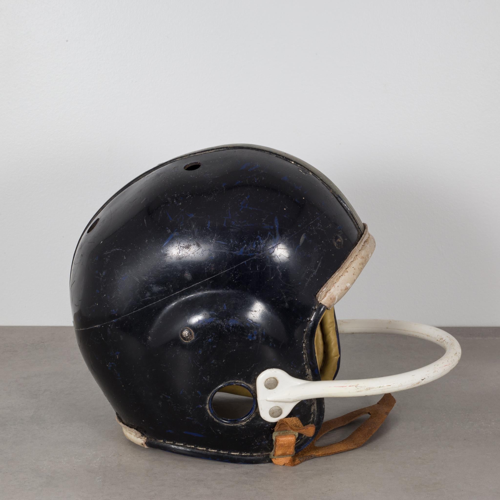 Industrial Vintage Football Helmet, circa 1950