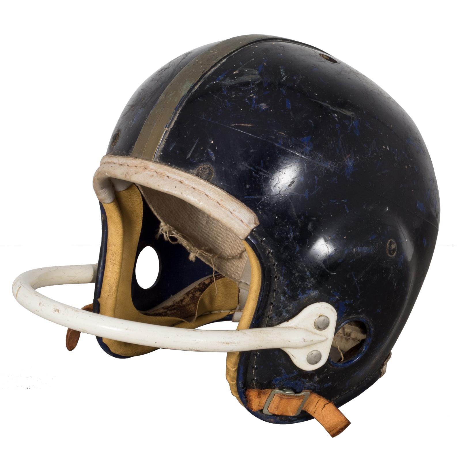 Vintage Football Helmet, circa 1950 at 1stDibs | old football helmets, old  school football helmet, 1950 football helmet
