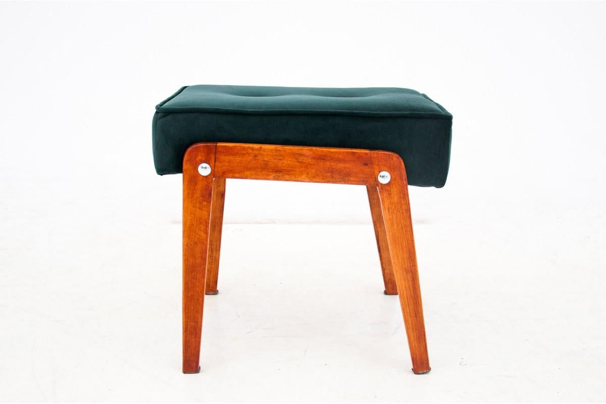 Mid-Century Modern Vintage Footrest, Poland, 1960s