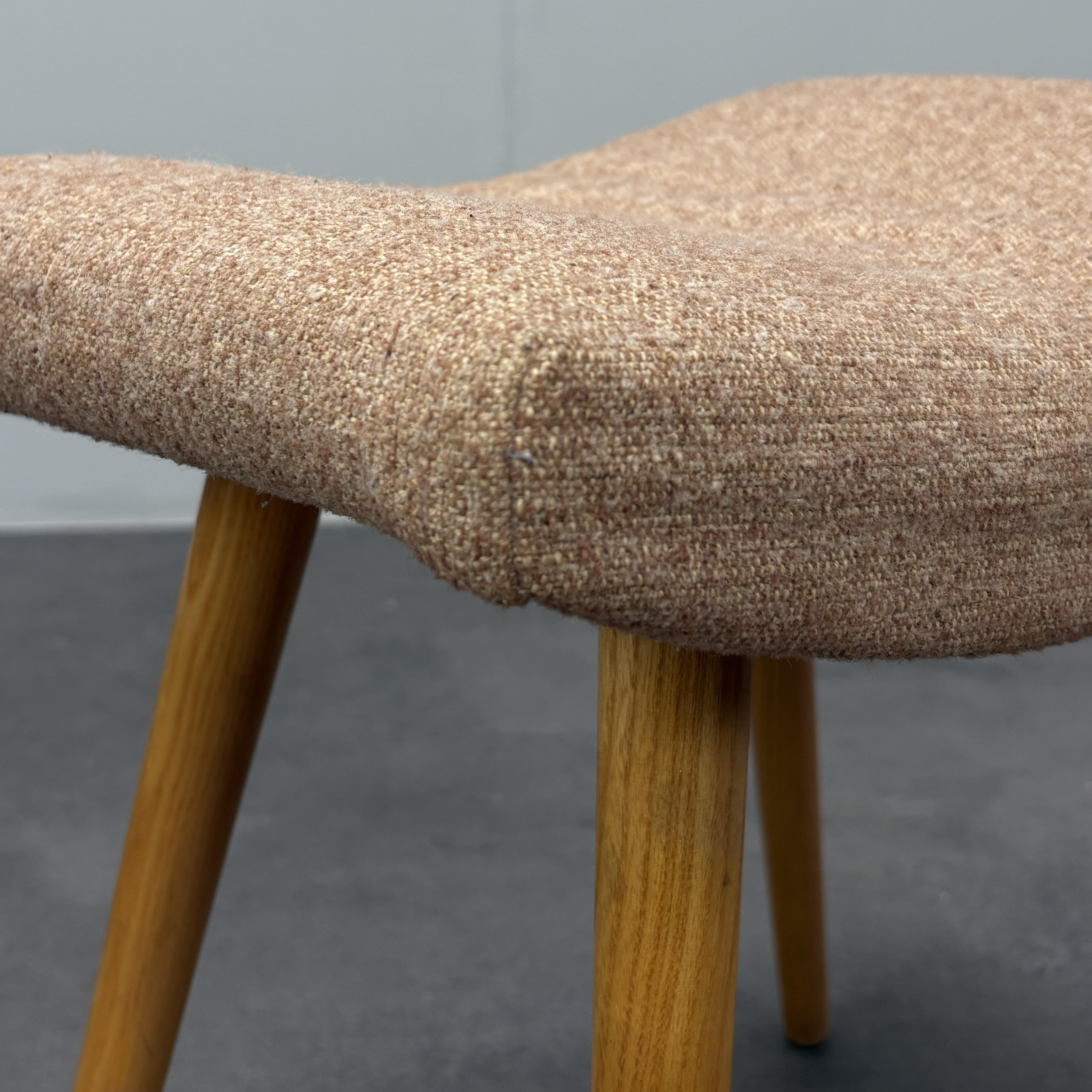 Textile Tabouret Vintage par Moravská Ústředna Brno, 1988, Tchécoslovaquie en vente