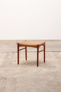 Reposapiés vintage diseñado por Peder Kristensen para Glyngore Stolefabrik, años 60