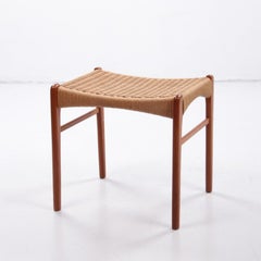 Vintage Footstool Design by Peder Kristensen by Glyngore Stolefabrik, 60s