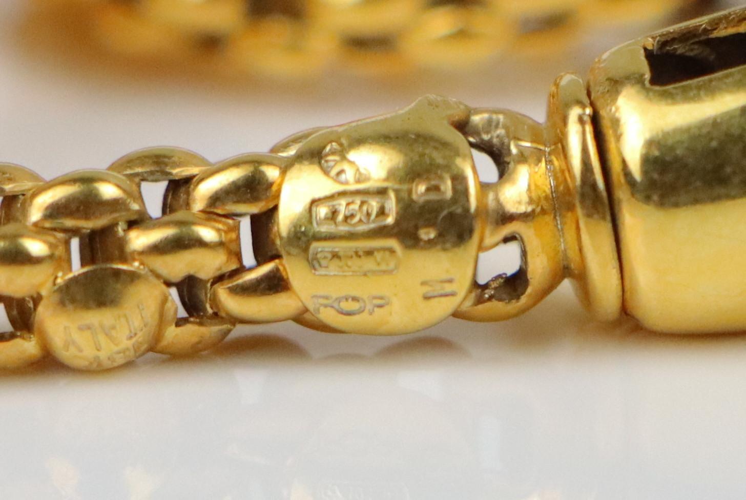 Vintage Fope 18K Gold & Diamond Necklace 6