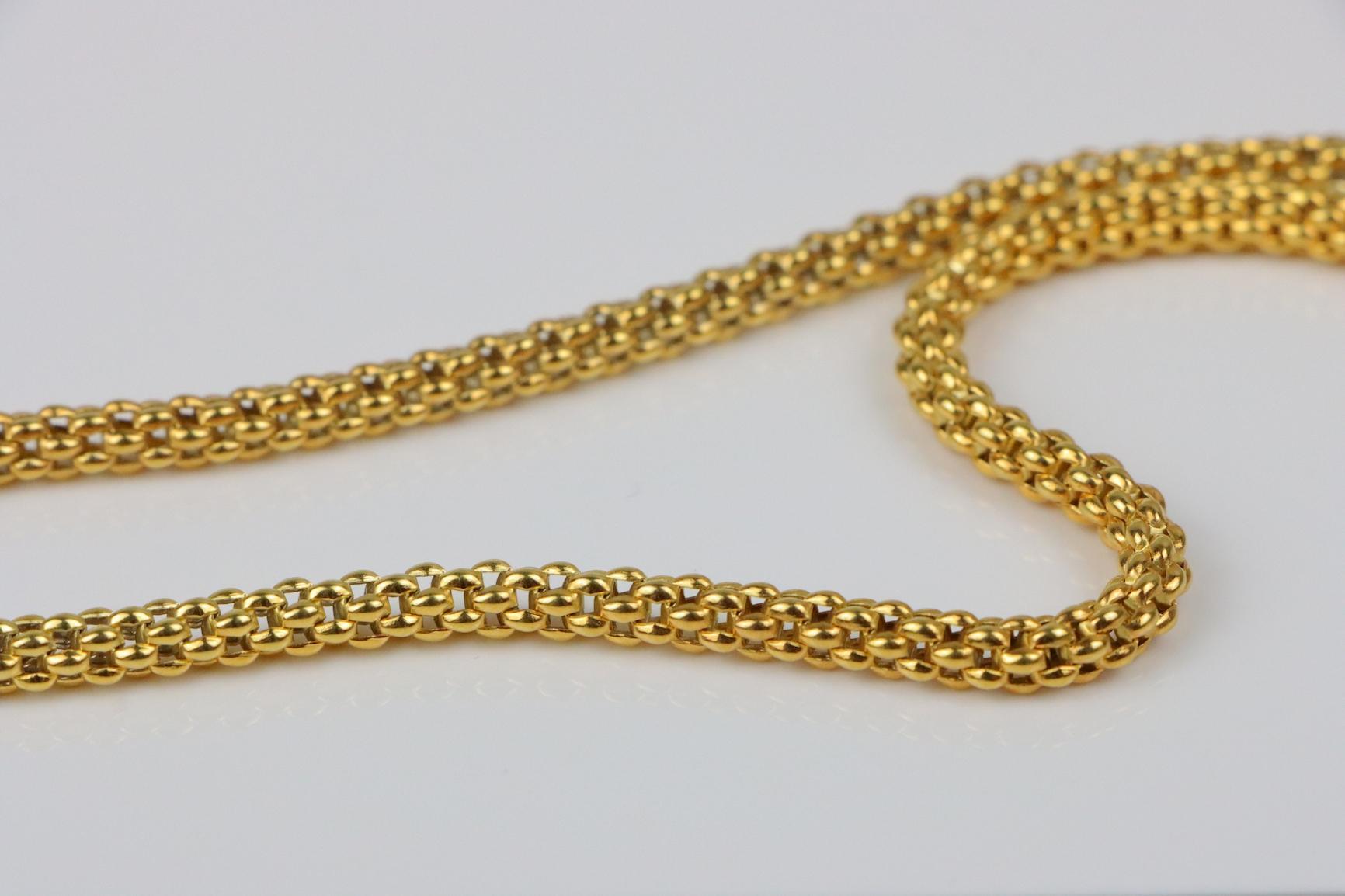 Vintage Fope 18K Gold & Diamond Necklace 1