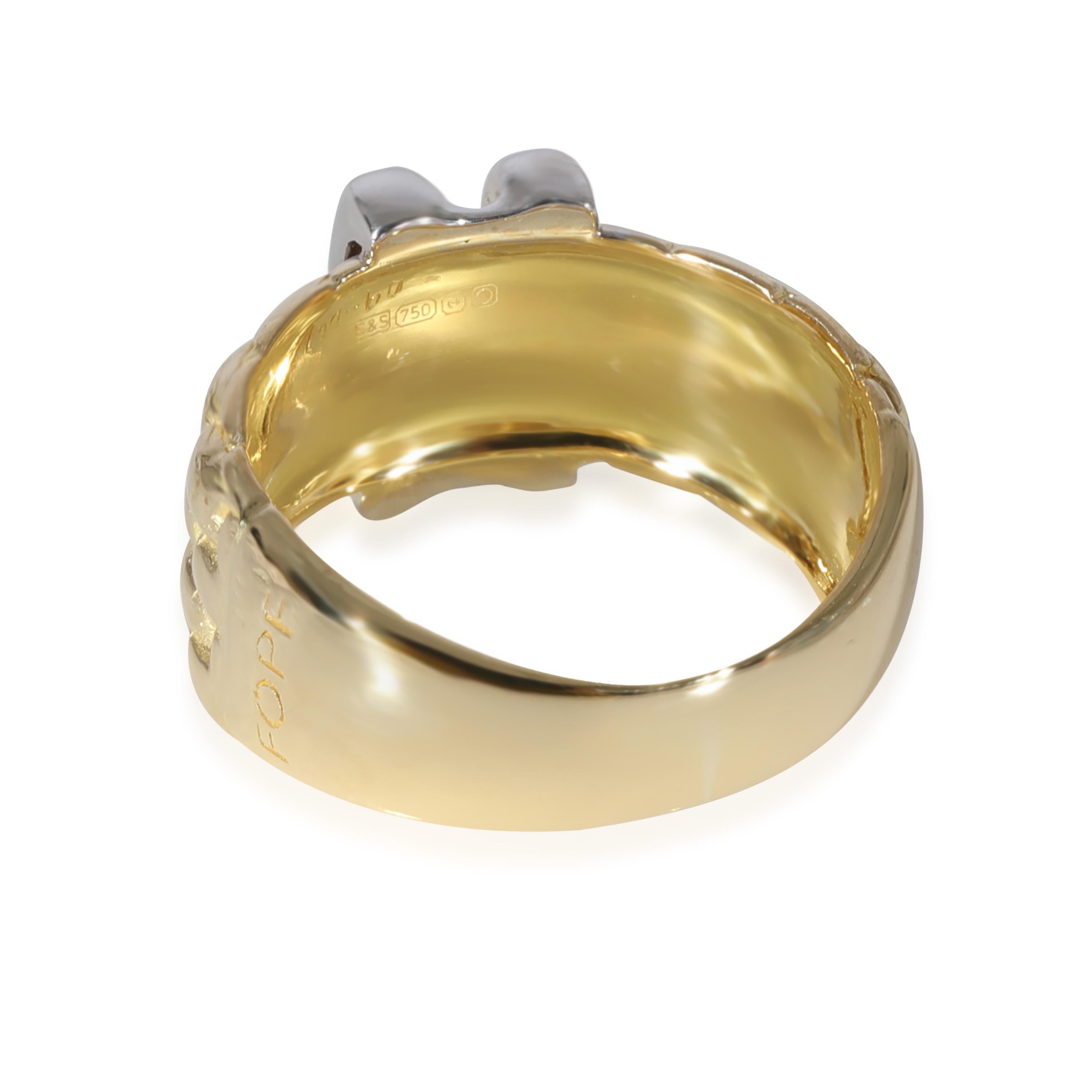 Bague Vintage FOPE avec diamant en or blanc/or jaune 18k 0.09 CTW

DÉTAILS PRIMAIRES
SKU : 127466
Titre de l'annonce : Bague Vintage FOPE en or blanc/or jaune 18k 0.09 CTW
Description de l'état : Prix de vente 4000 USD. En excellent état et