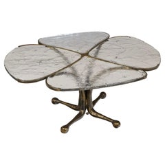 Vintage Forged Bronze Table Signed Lothar Klute, 1994 Germany
