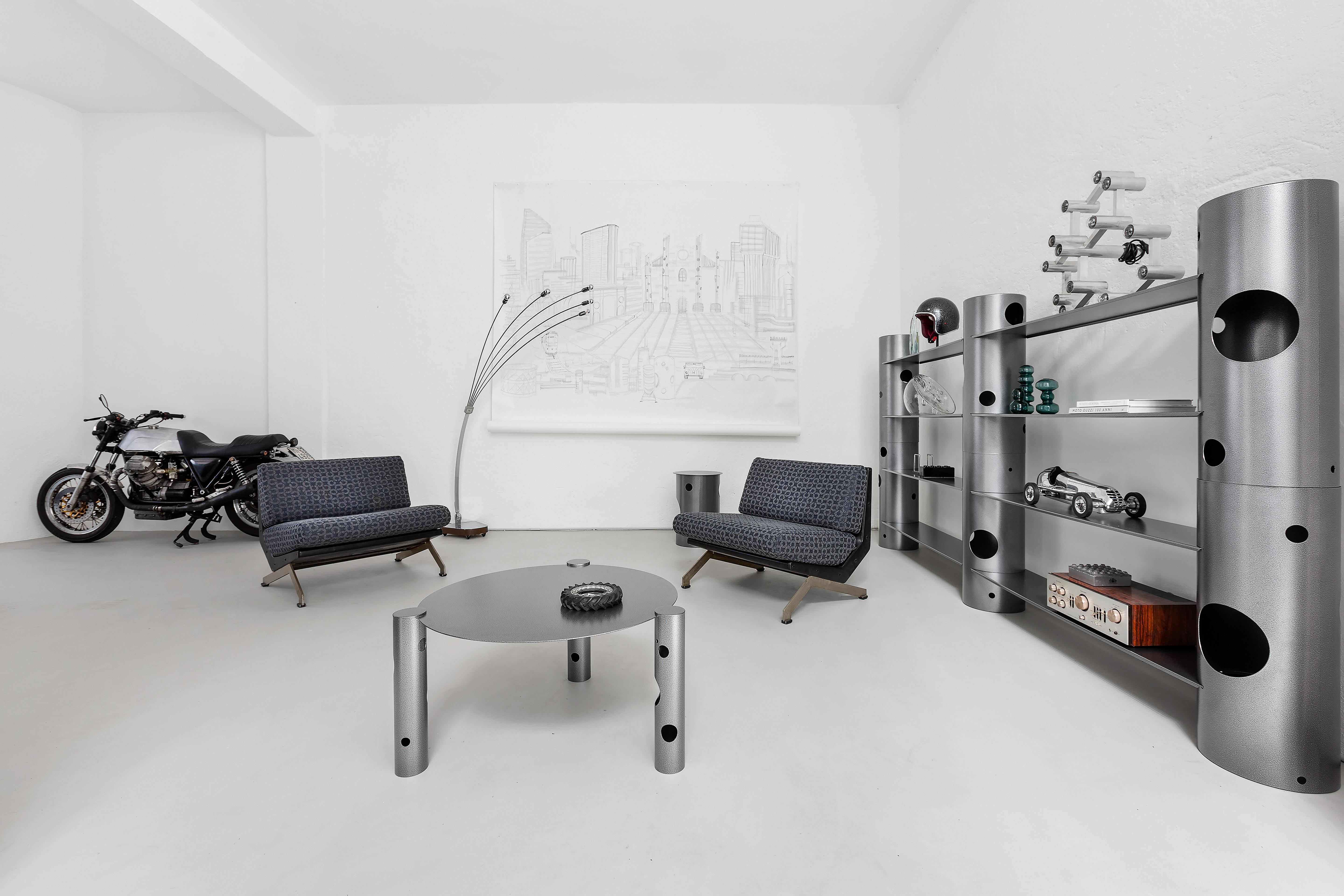 Vintage Formanova Alessandra Lounge Chairs, Giulio Moscatelli, New Dedar Fabric In Good Condition In Milano, IT