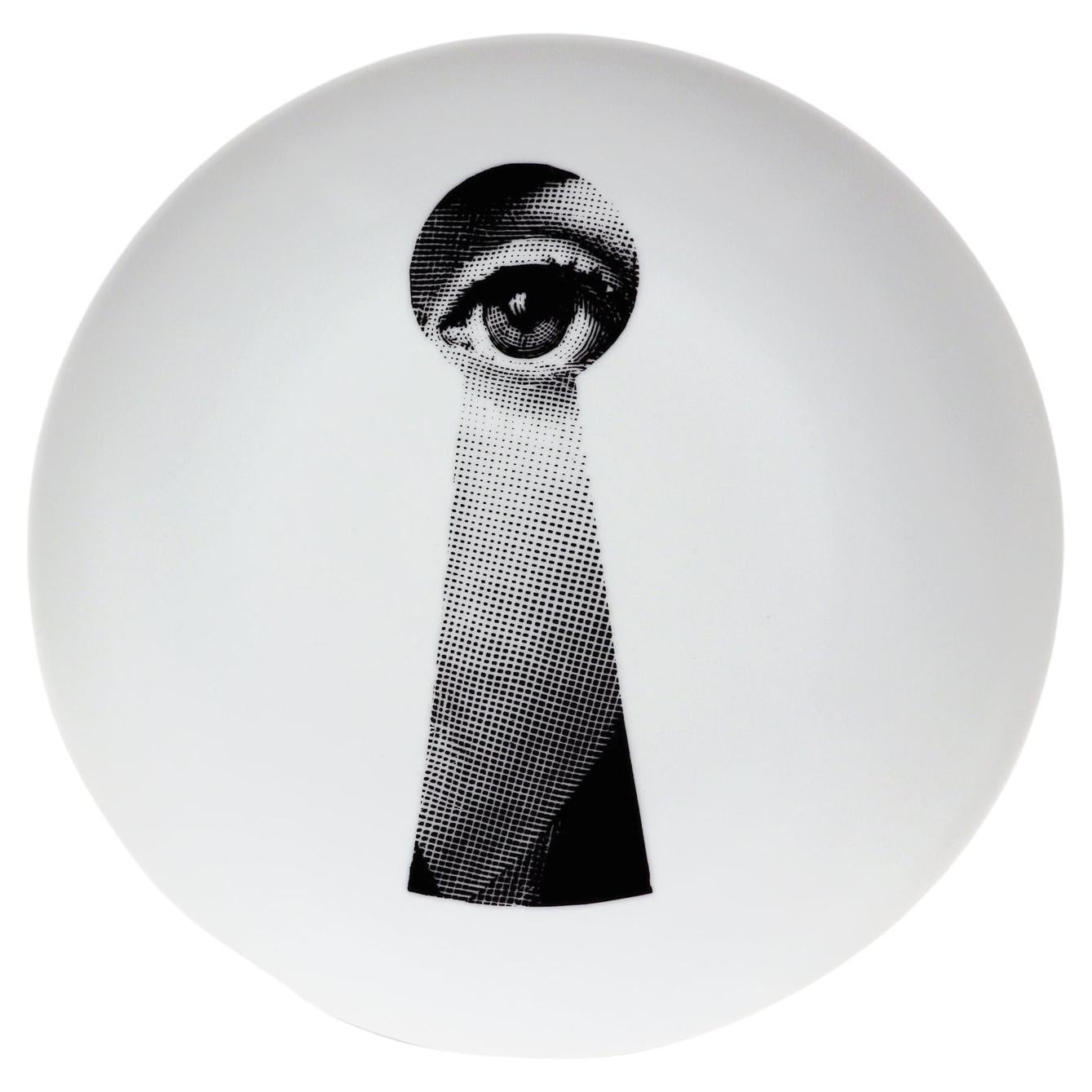 Assiette en porcelaine vintage Fornasetti thèmes et variations, n° 14