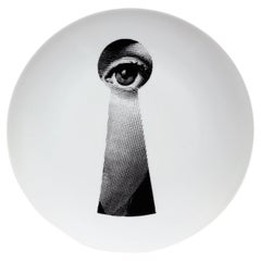 Used Fornasetti Porcelain Themes & Variation Plate, #14