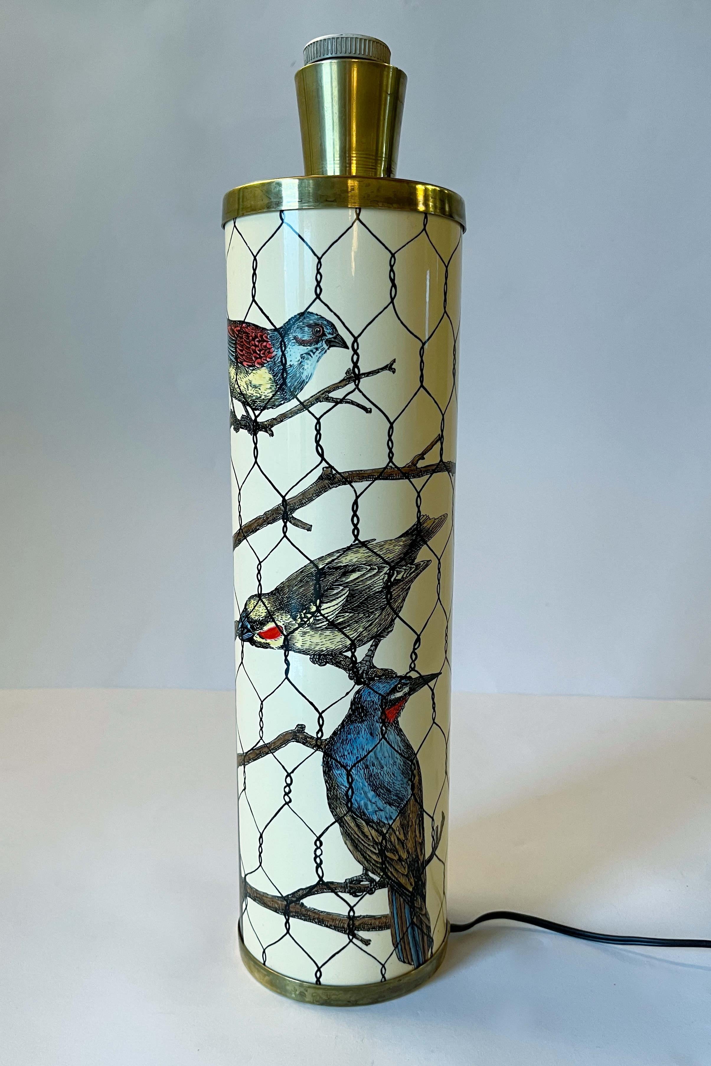 Lámpara de mesa vintage FORNASETTI Italiano en venta