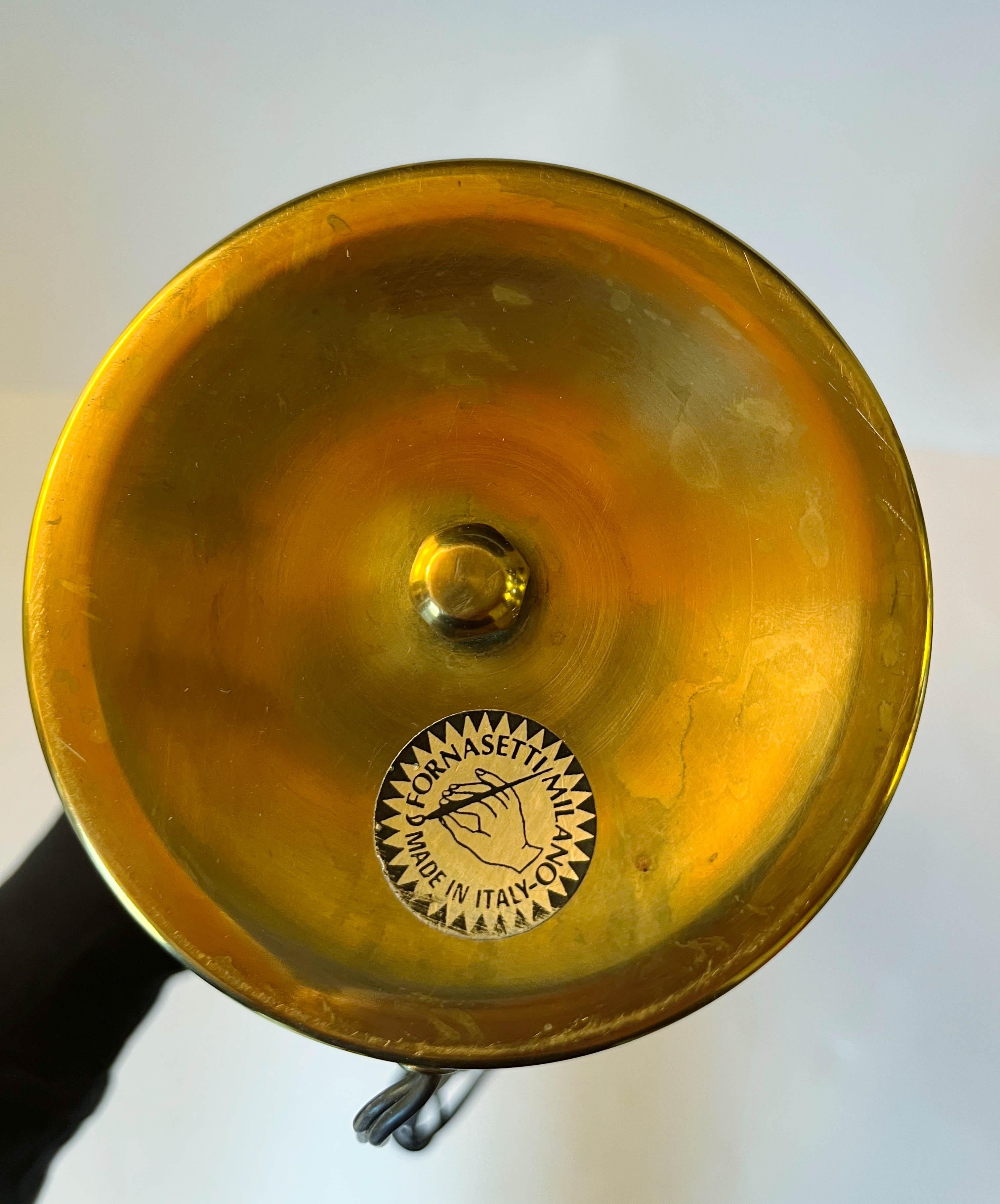 Lámpara de mesa vintage FORNASETTI Metal en venta