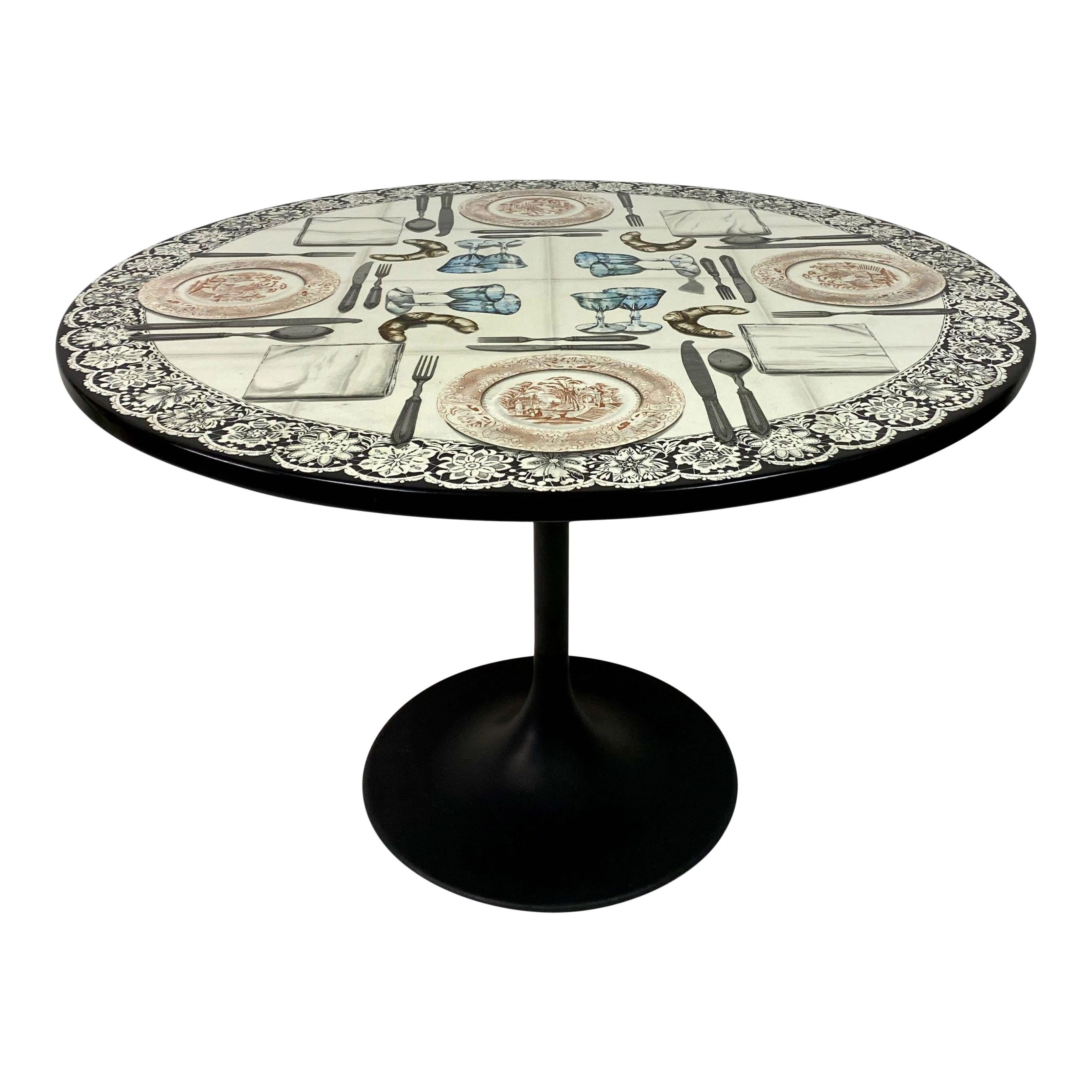 Vintage Fornasetti Tromp L'oeil Dining or Centre Table