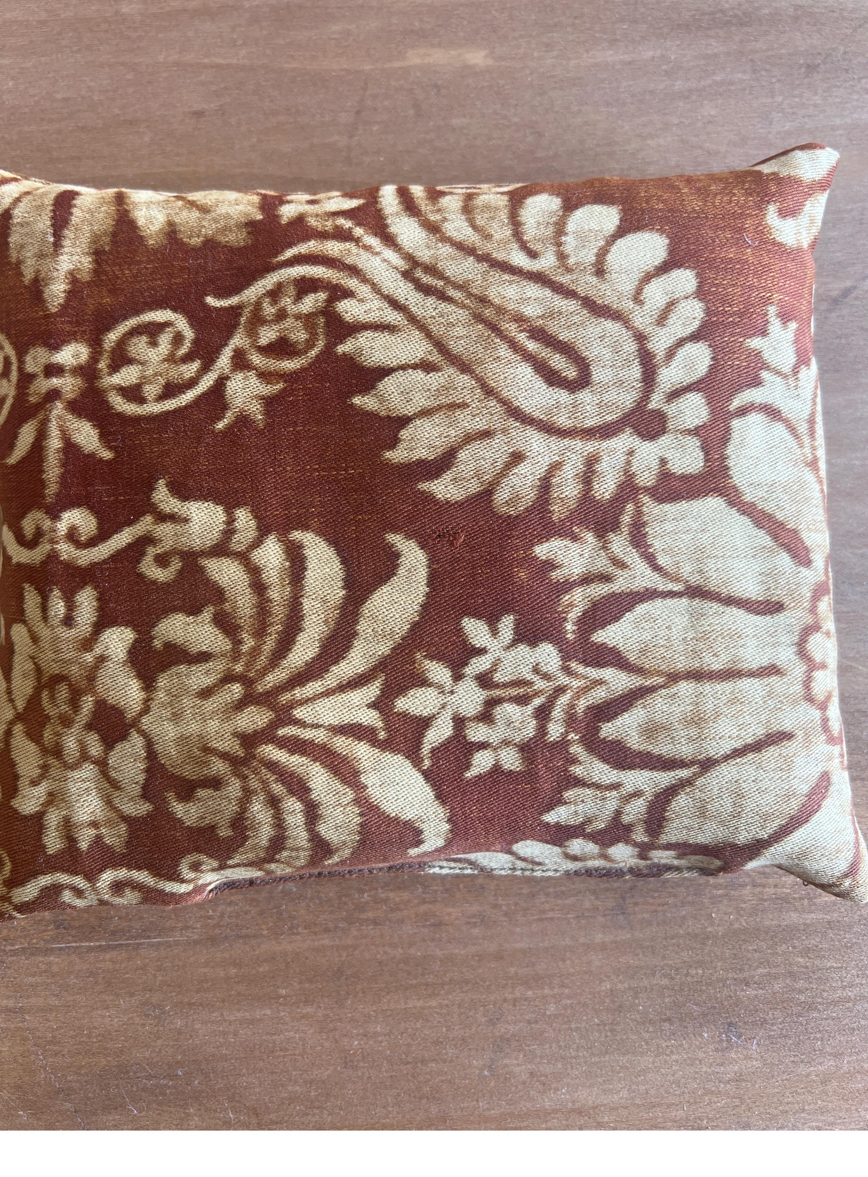 Lavender filled sachet made with original rare vintage Fortuny textile.