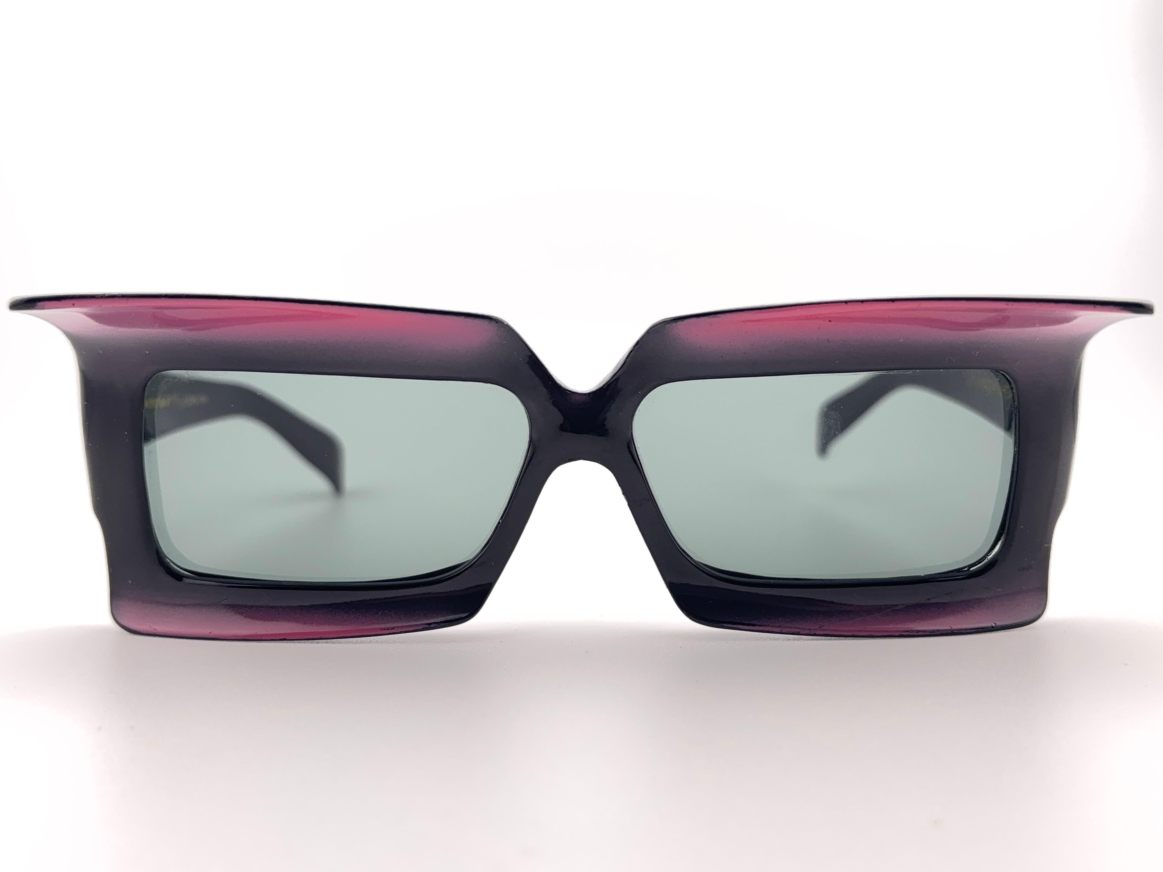 Lunettes de soleil vintage Grant Foster Sculptured Made in Usa 1960's en vente 5