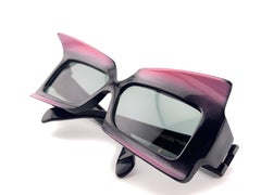 Vintage Fosters Grant Skulpturale Vintage-Sonnenbrille, hergestellt in Usa 1960er Jahre