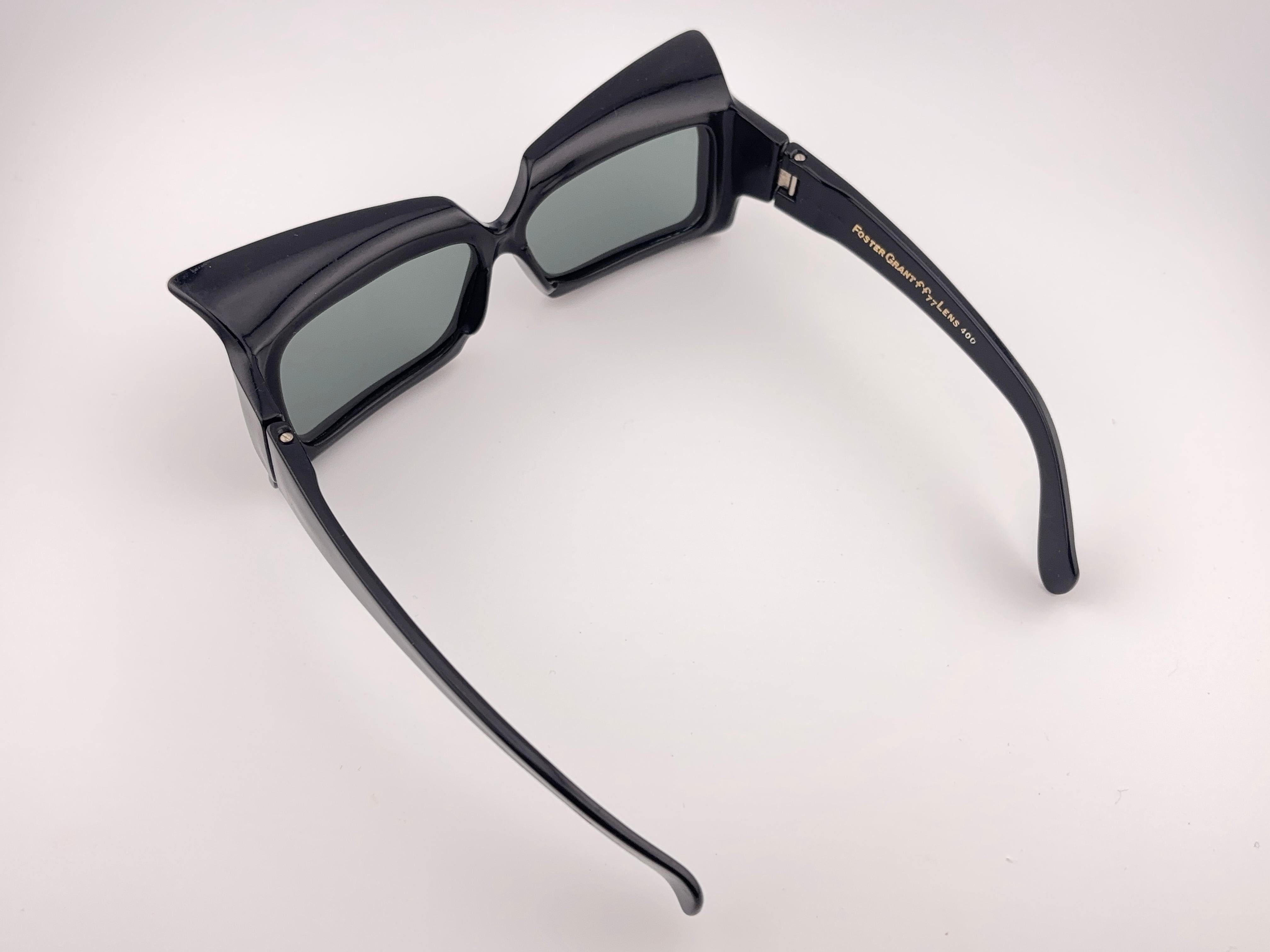 Lunettes de soleil vintage Grant Foster Sculptured Made in Usa 1960's Excellent état - En vente à Baleares, Baleares