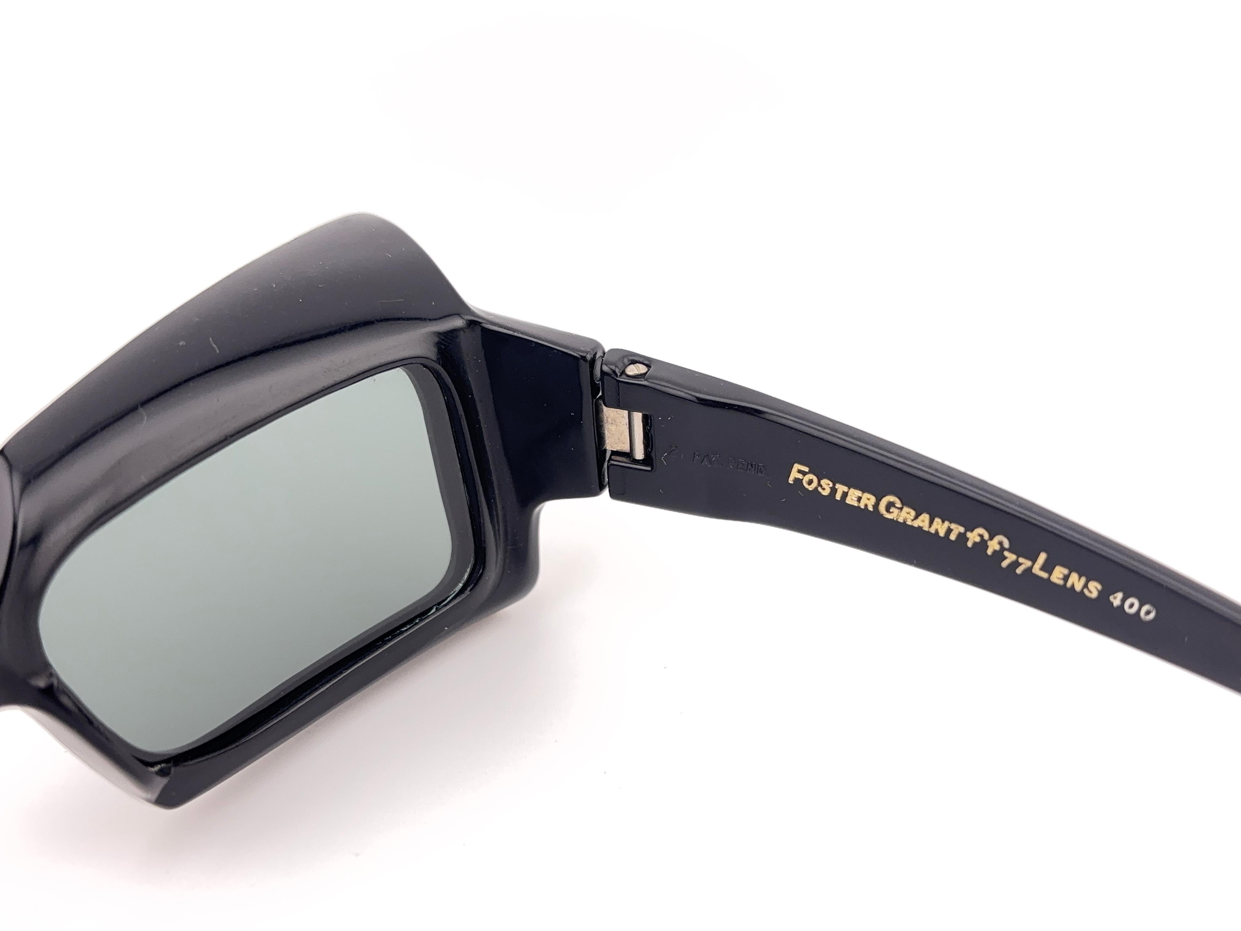 Lunettes de soleil vintage Grant Foster Sculptured Made in Usa 1960's Unisexe en vente