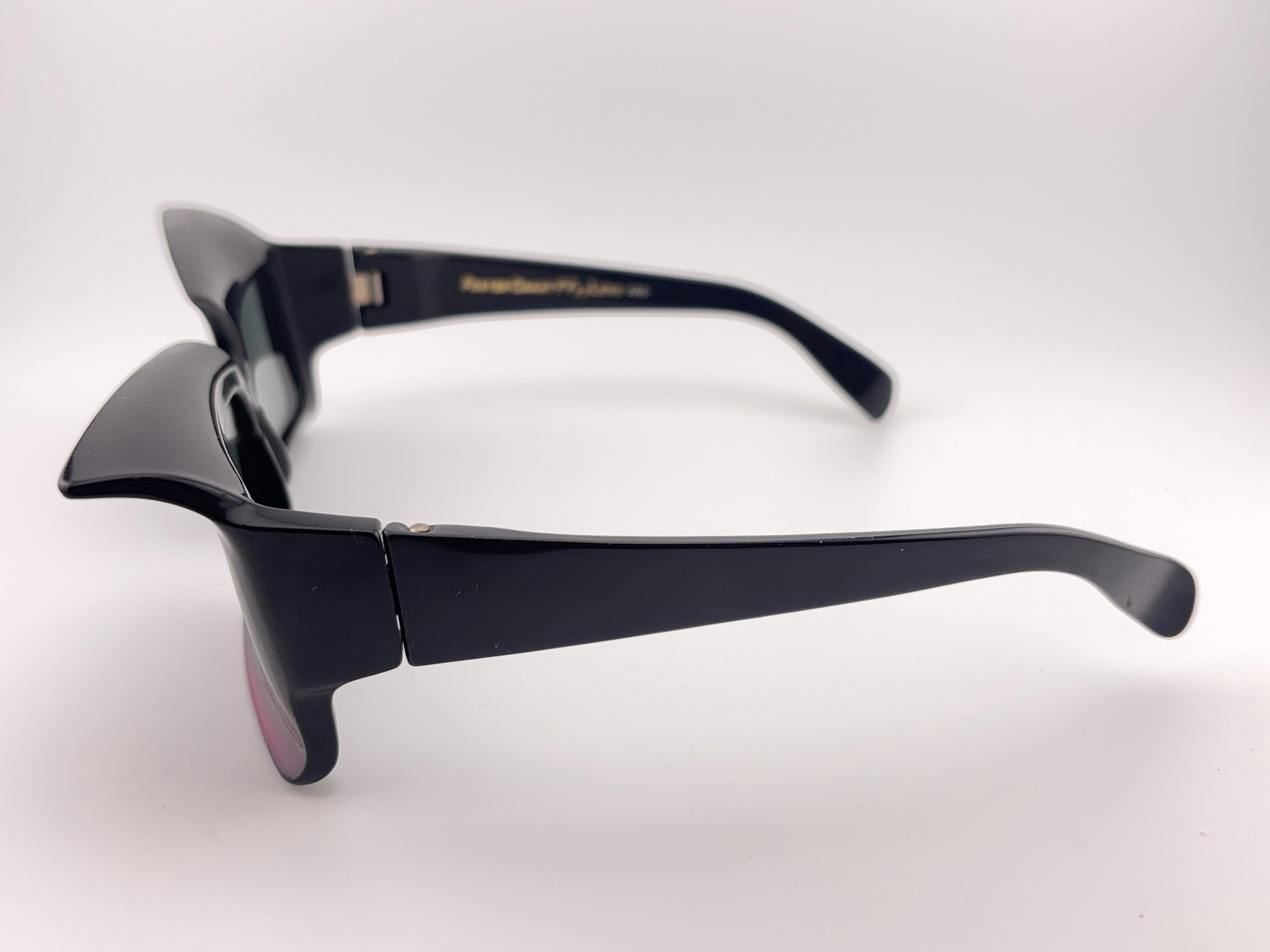 Lunettes de soleil vintage Grant Foster Sculptured Made in Usa 1960's en vente 1