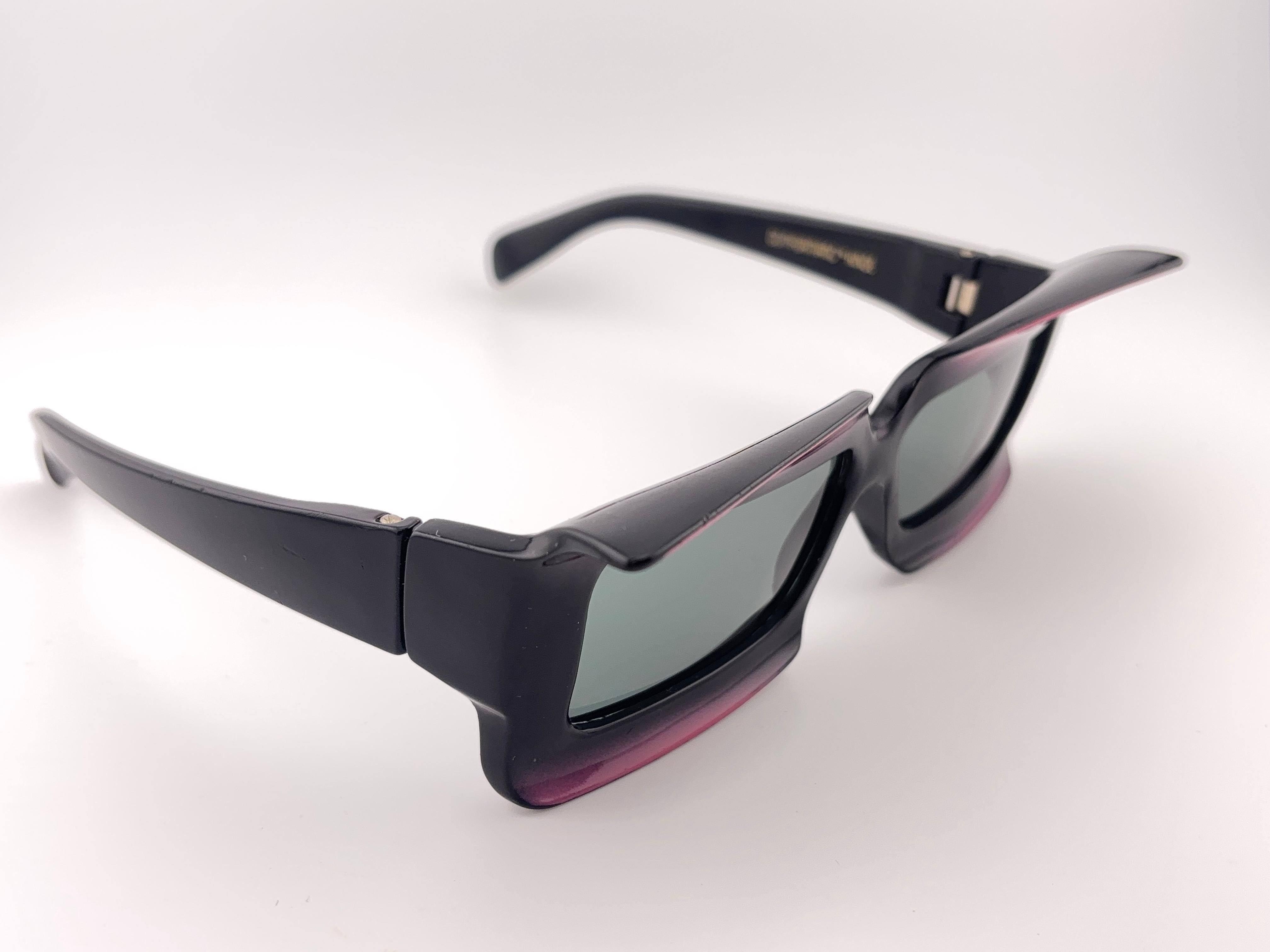 Lunettes de soleil vintage Grant Foster Sculptured Made in Usa 1960's en vente 2