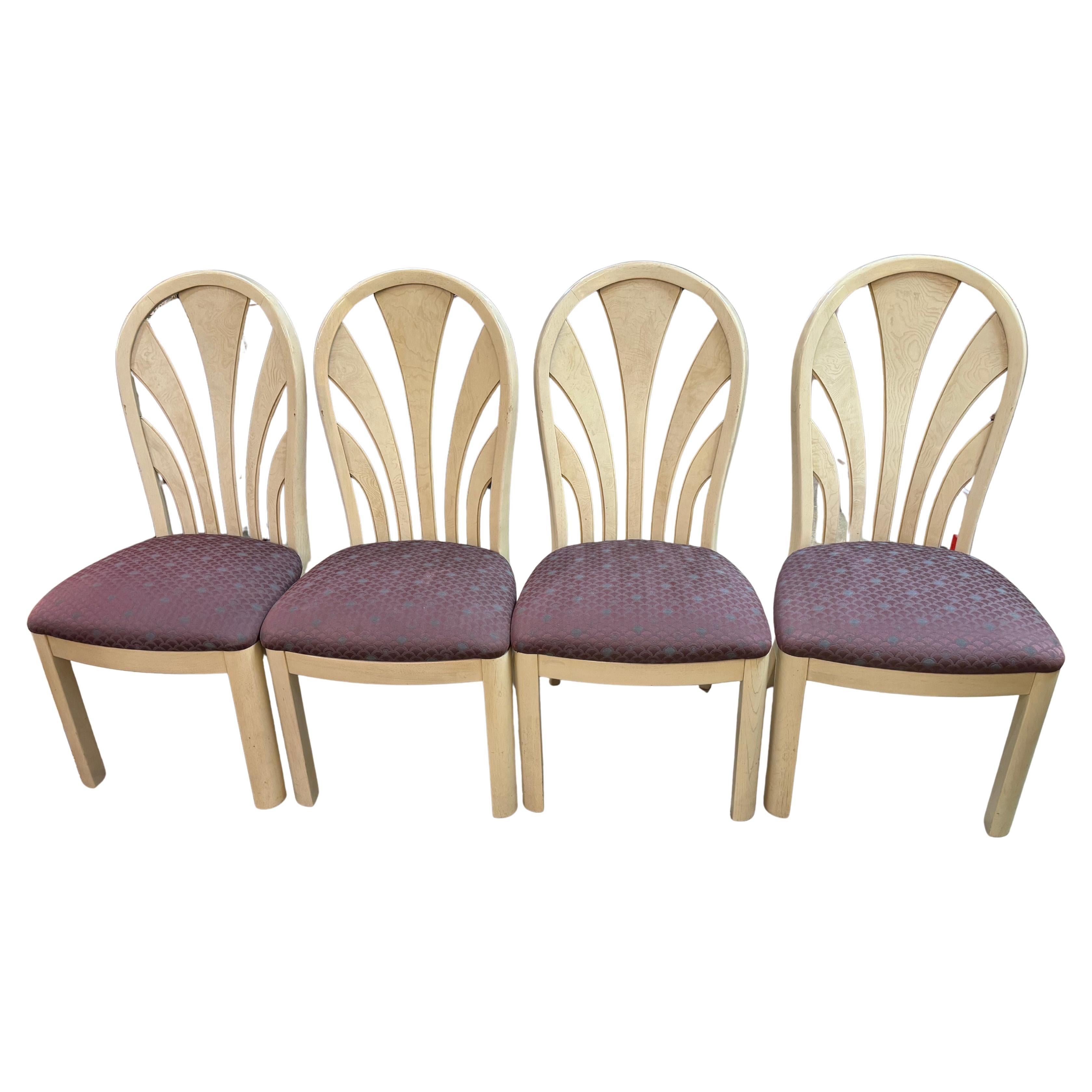 Set di quattro sedie Thomsville vintage