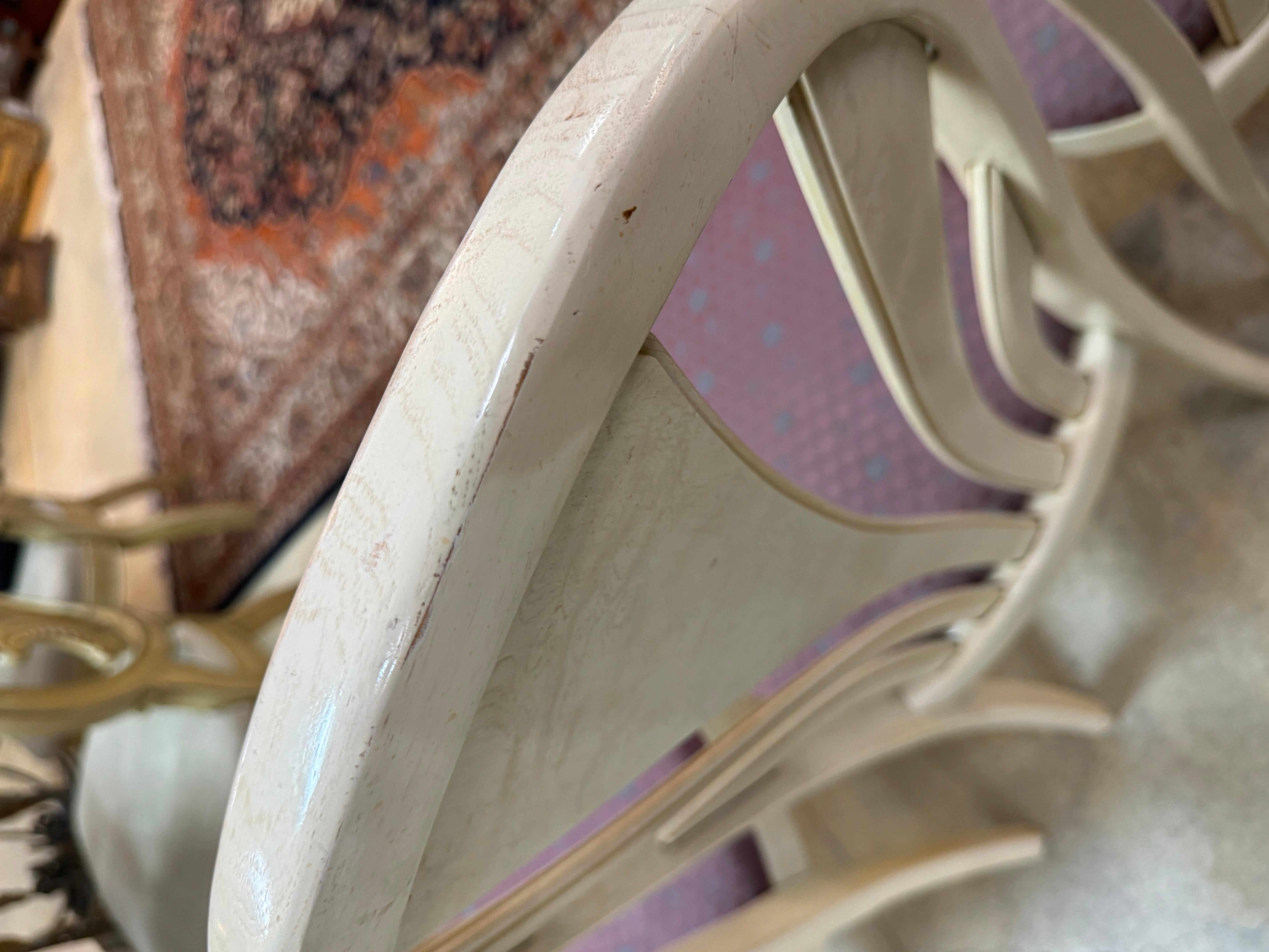 Set di quattro sedie Thomsville vintage in vendita 6