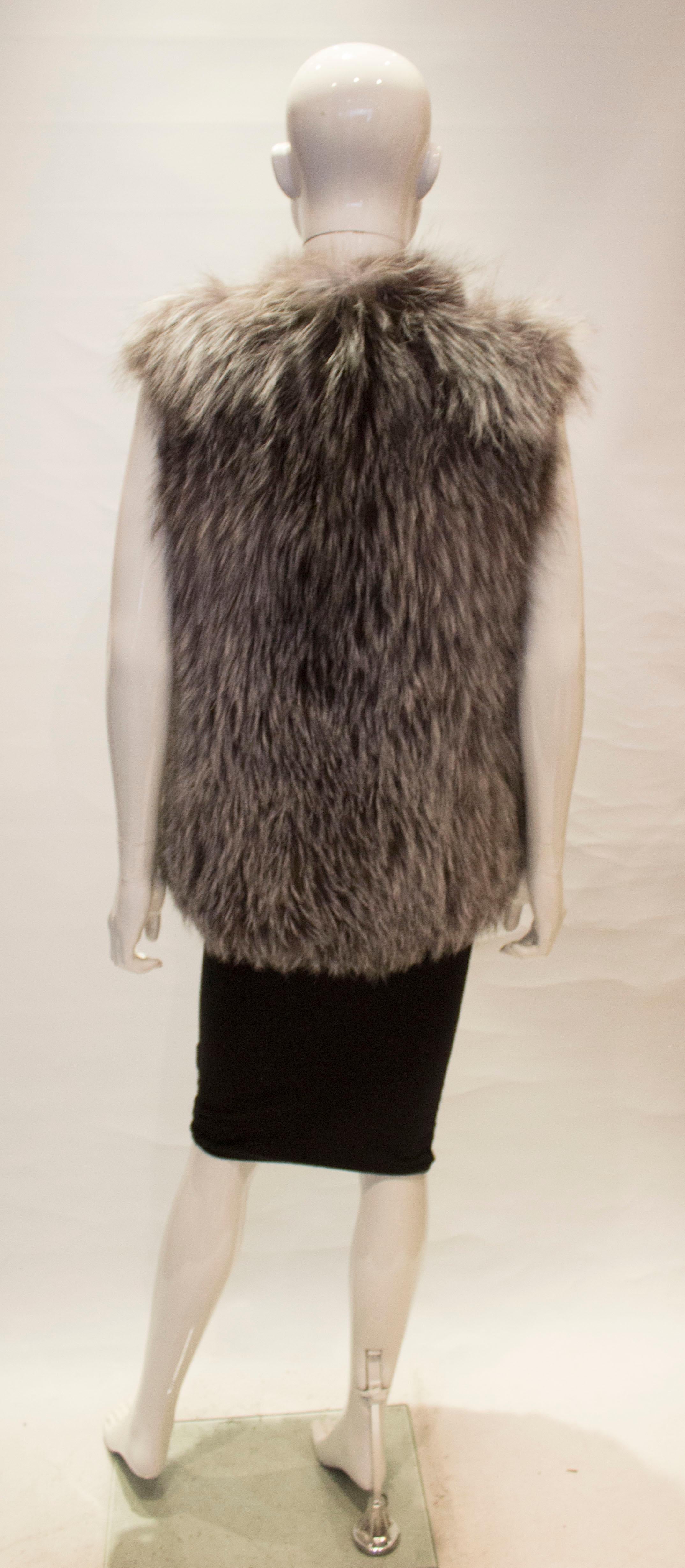 Women's Vintage Fox Fur Gillet
