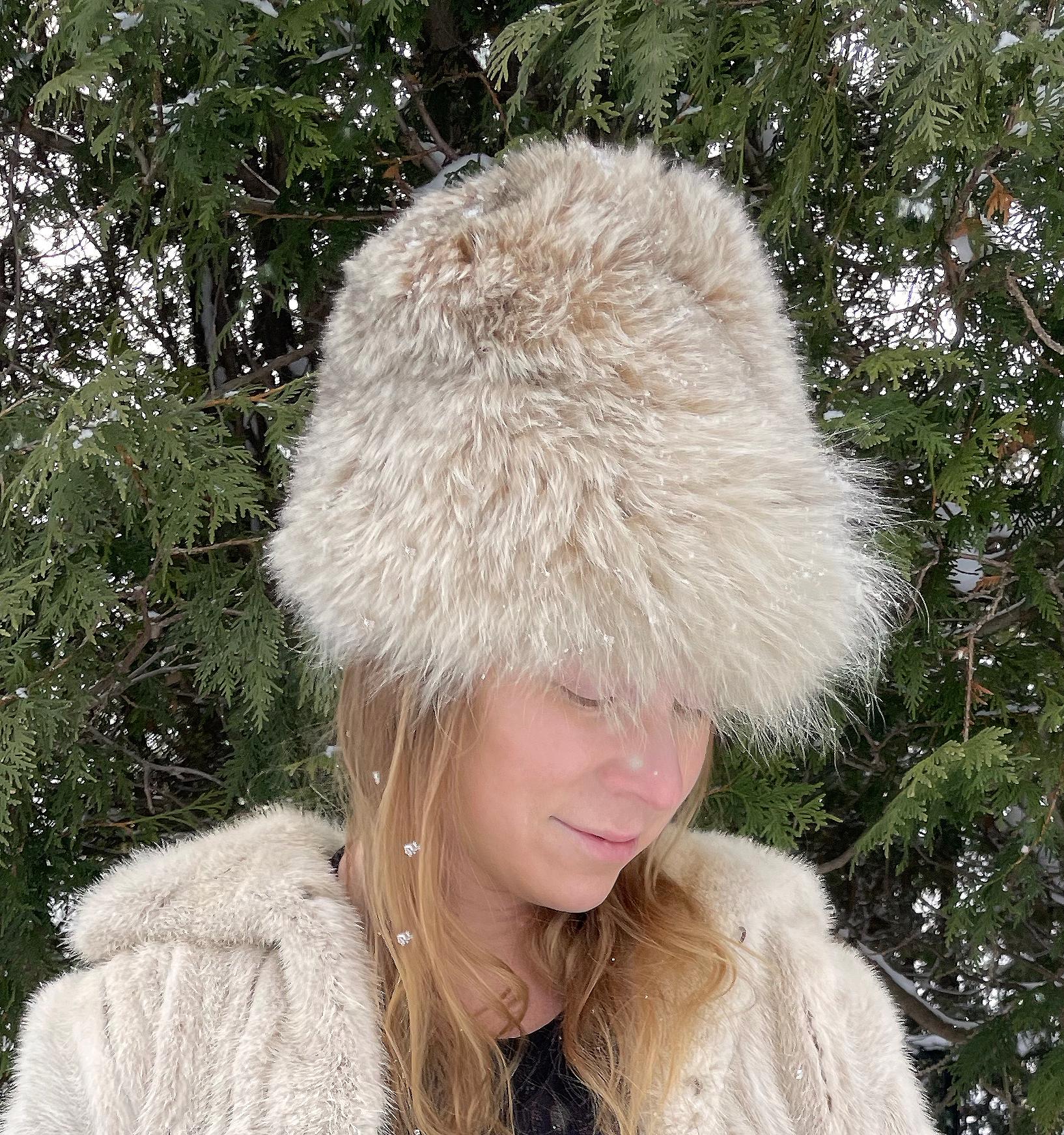 Vintage Fox Fur Hat For Sale 7