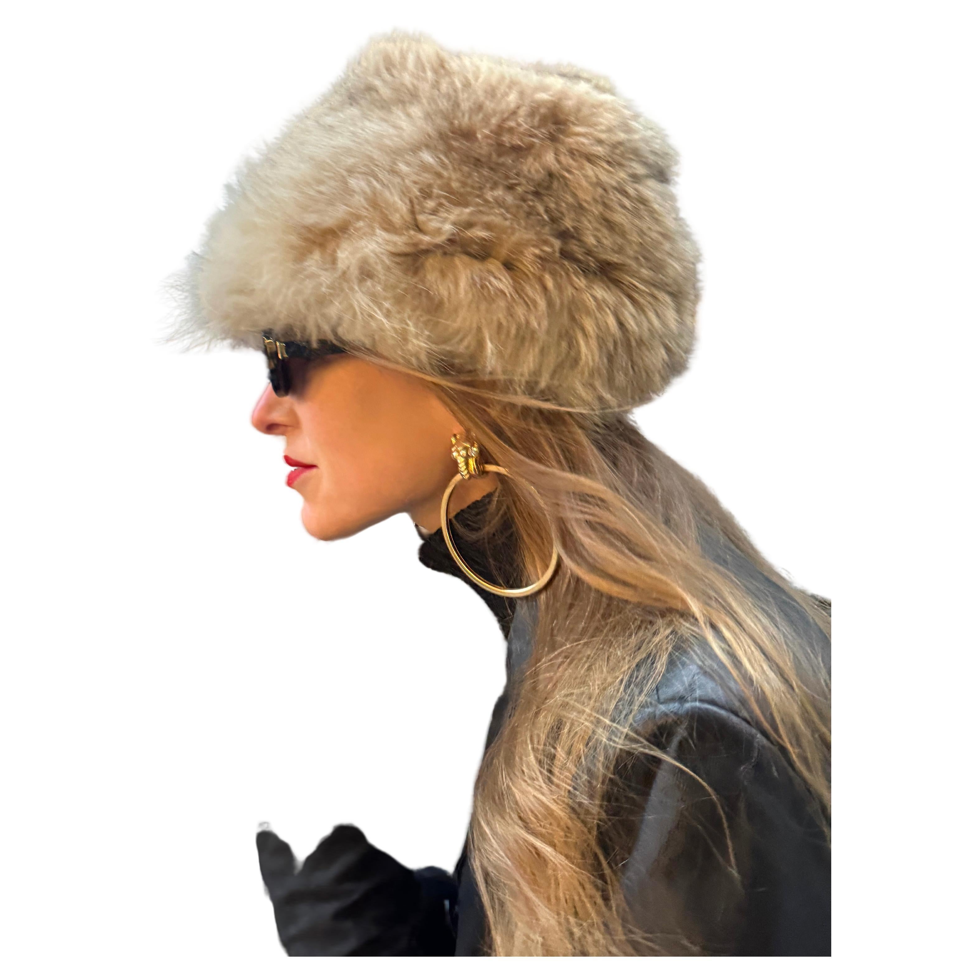 Vintage Fox Fur Hat For Sale