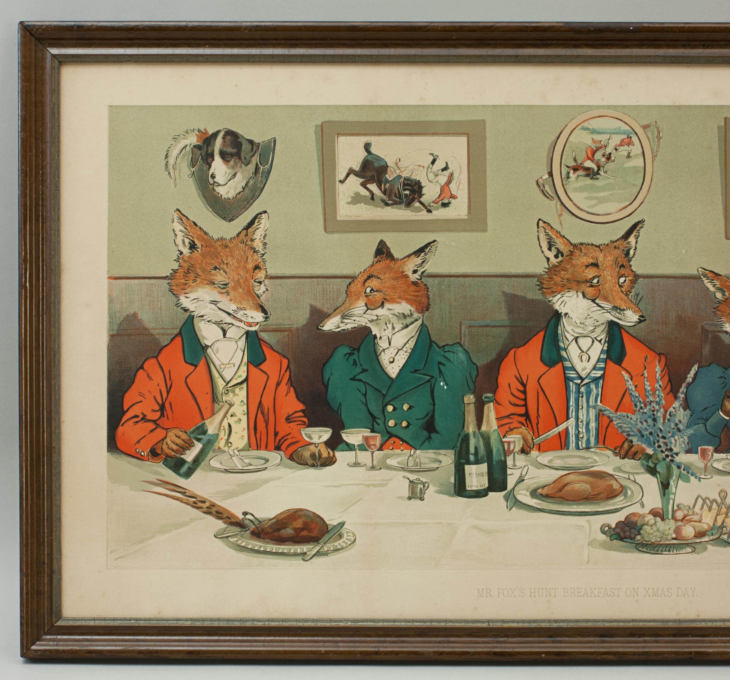 mr fox's hunt breakfast on xmas day