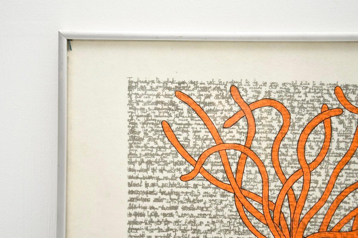 Gerahmter und signierter Lithographie-Druck von Peter Schmidt - The Flowing in the Rig (Britisch) im Angebot