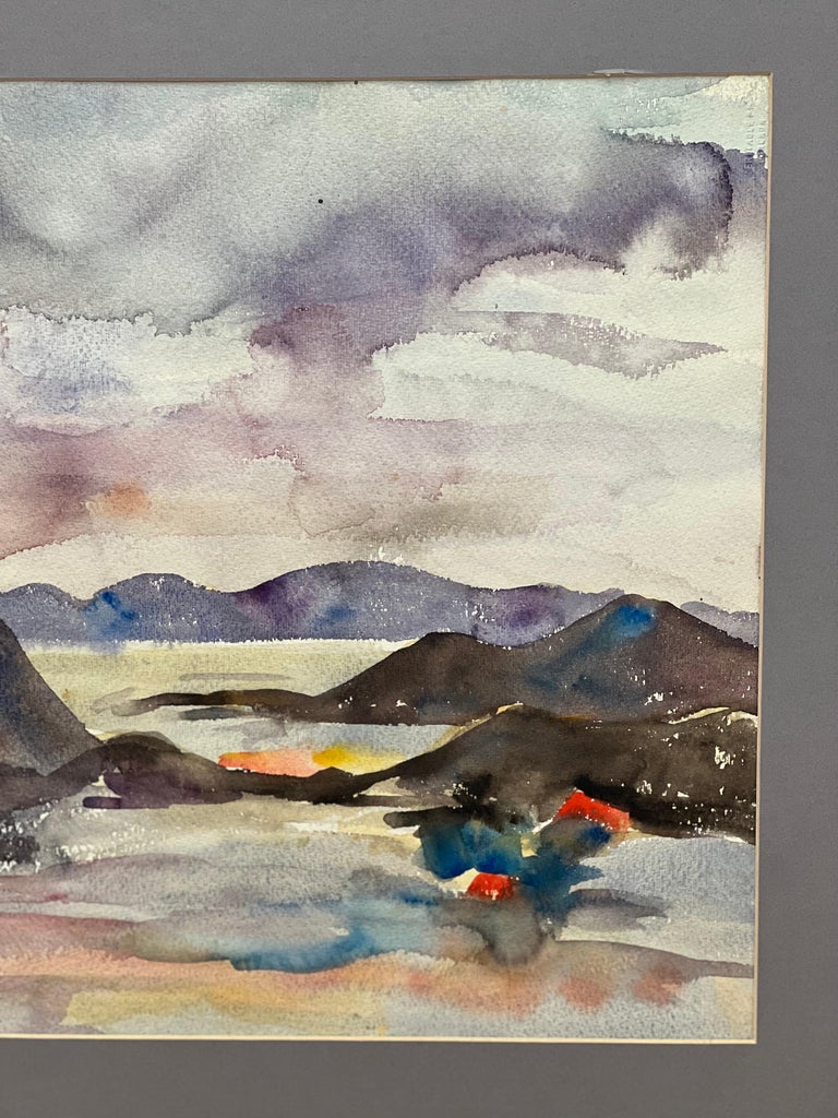 Vintage Framed Art Painting For Sale at 1stDibs