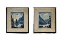 Vintage Framed Art Set of 2