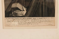 Vintage Framed Dutch Man in Hat Costume Print