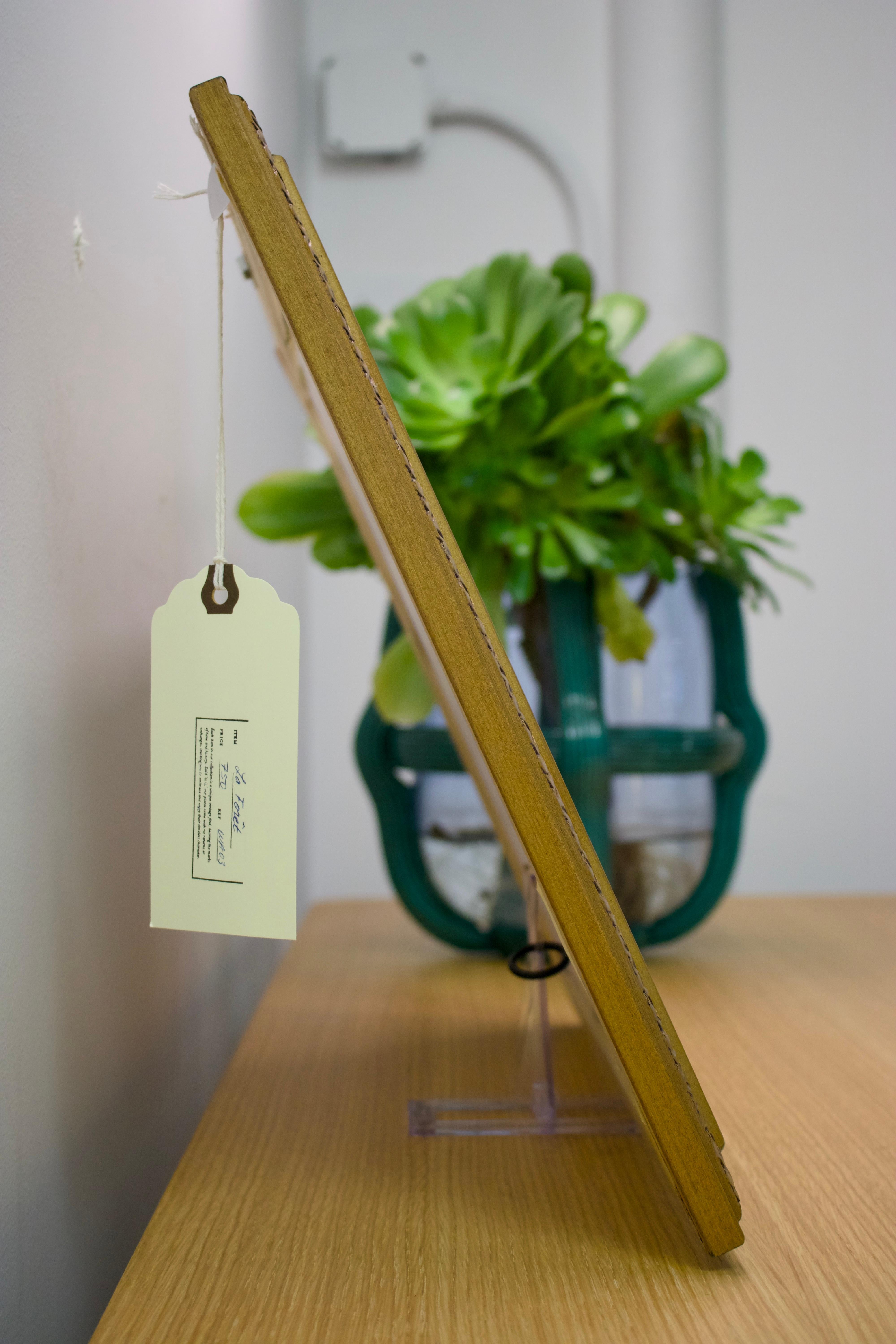 Gerahmter Vintage-Walddruck, La Forêt im Zustand „Gut“ im Angebot in San Francisco, US