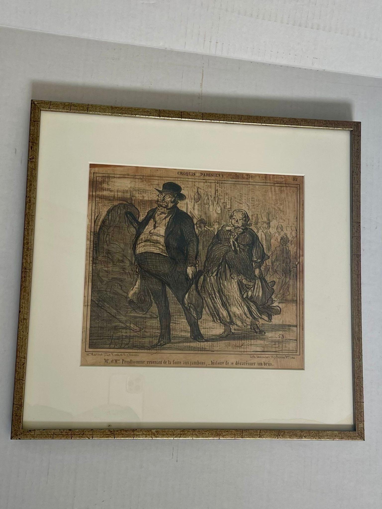 This Vintage Lithograph on part is framed and matted within a gold toned frame. Historical information on the piece is in  the back as shown. Vintage Condition Consistent with Age as Pictured.

Dimensions. 16 W ; 1/4 D ; 16 H