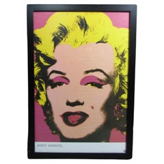 Vintage Framed Marilyn Monroe by Andy Warhol Poster