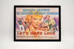 Vintage Framed Marilyn Monroe Film Poster ‘Let’s Make Love’