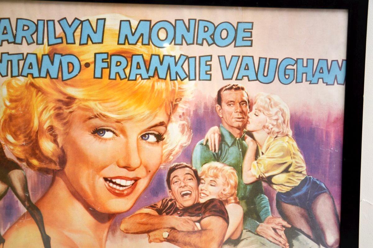 American Vintage Framed Marilyn Monroe Film Poster ‘Let’s Make Love’ For Sale