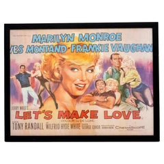 The Vintage Poster encadré de Marilyn Monroe 'Let's Make Love' (Faisons l'amour)